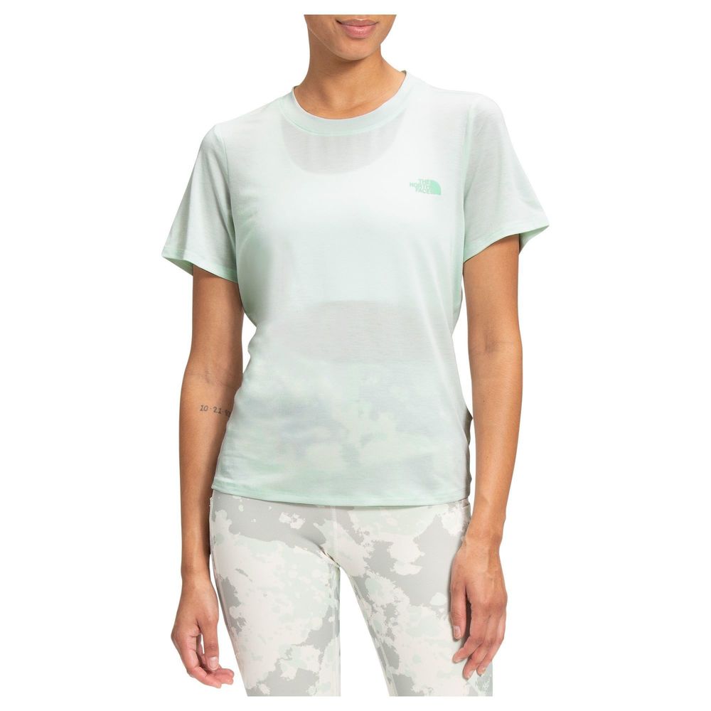 THE NORTH FACE Womens Activewear Wander Twist Back T-Shirt Size Large